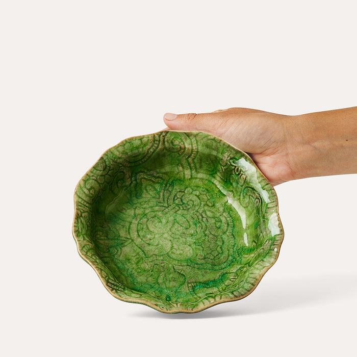 Small Crackle Glaze Bowl