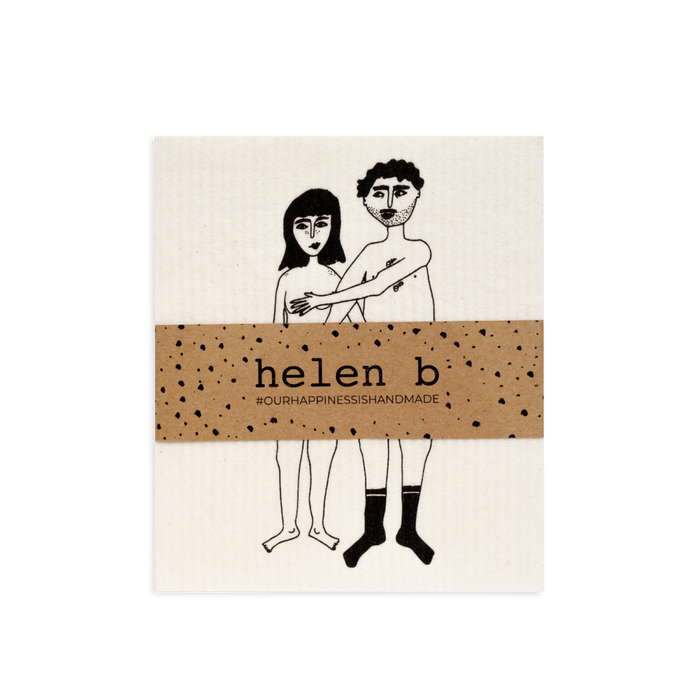 Helen B Sponge Cloth Naked Couple & Naked Couple Back