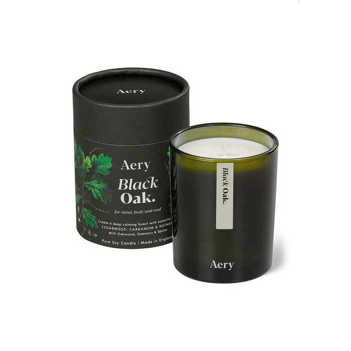 Black Oak Scented Candle - Cedarwood Cardamom and Nutmeg