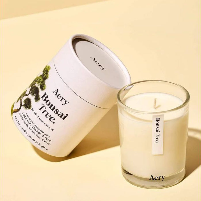Bonsai Tree Scented Candle - Birch Sap Orange and Yuzu