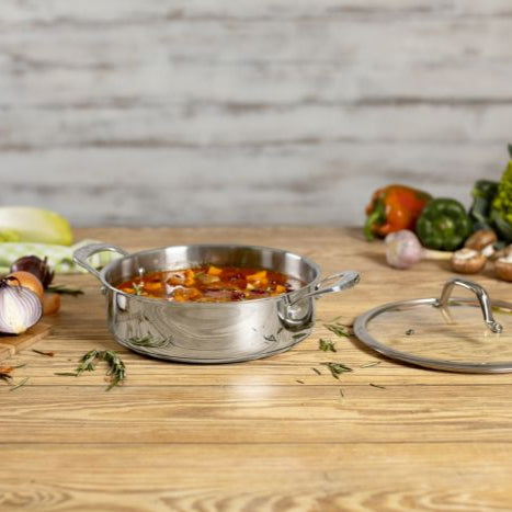 Allround Serving Pan with Glass Lid