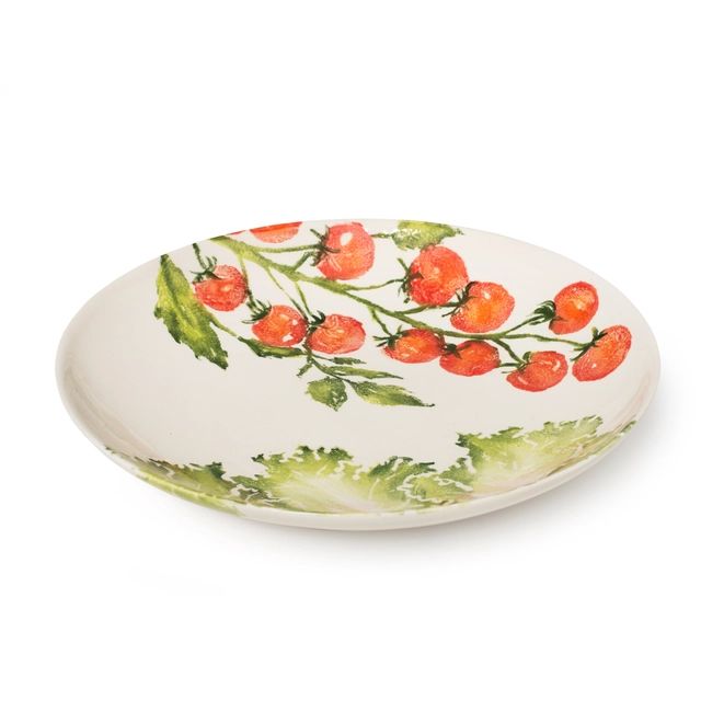 Insalata Serving Dish Vine Tomatoes Lettuce