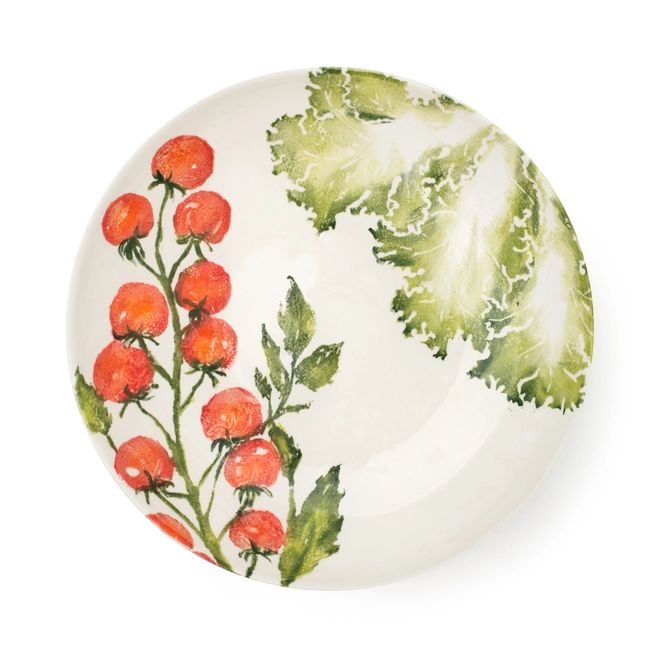 Insalata Serving Dish Vine Tomatoes Lettuce