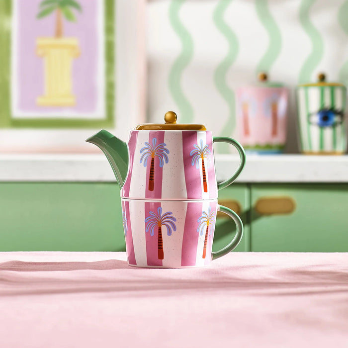 Eleanor Bowmer Electric Coast Palm Tea for One