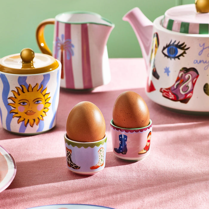 Eleanor Bowmer Electric Coast Set of 2 Egg Cups