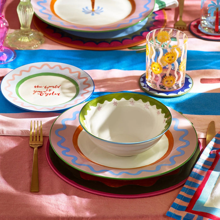 Eleanor Bowmer Electric Coast Pink Star Cereal Bowl