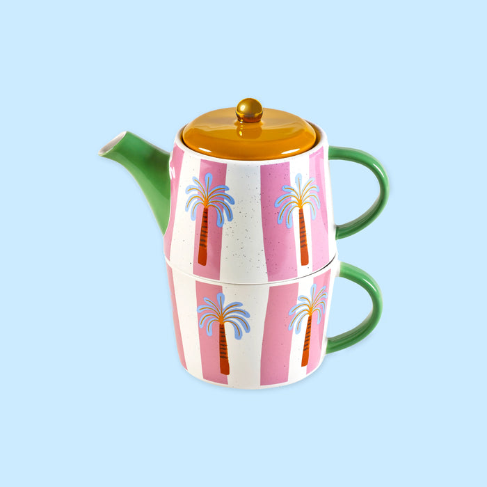 Eleanor Bowmer Electric Coast Palm Tea for One