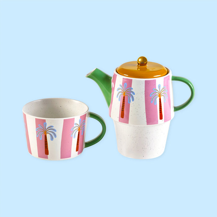 Eleanor Bowmer Electric Coast Palm Tea for One