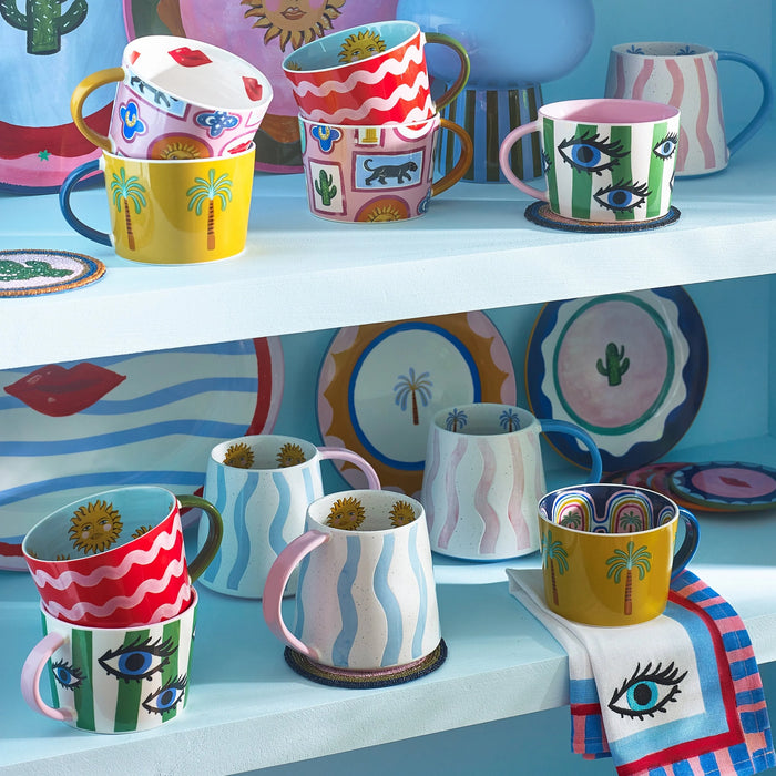 Eleanor Bowmer Electric Coast Wave Mug