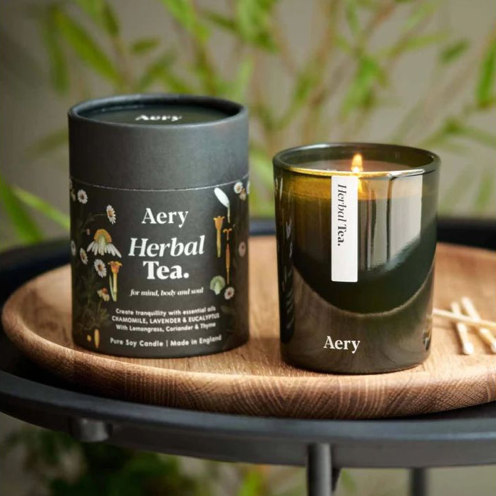 Herbal Tea Scented Candle - Chamomile Lavender and Eucalyptus