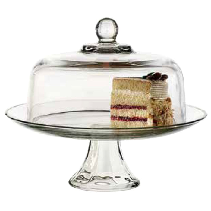 Large Glass Cake Dome 26cm