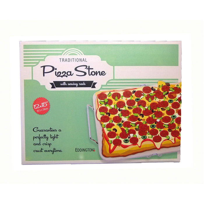 Rectangular pizza stone