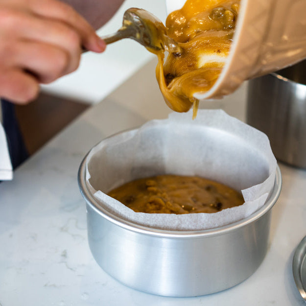 Mermaid Silver Anodised 6" Fixed Base Cake Tin