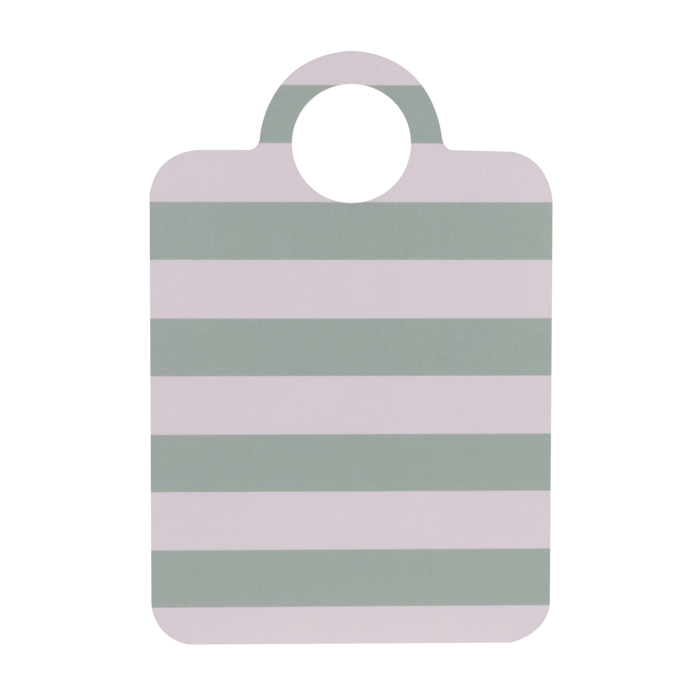 Muurla - Checks&Stripes Board, 21x33CM, Green/Blue