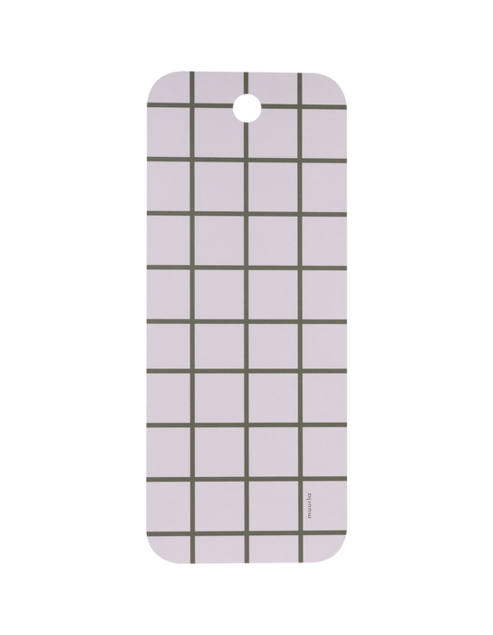 Muurla - Checks & Stripes Board, 18x44cm, Olive