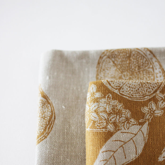 Lemonade Tea Towel Pack 2 Dark Slate