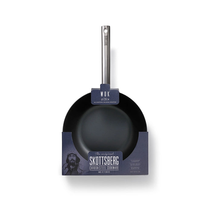 Skottsberg Carbon Steel Wok 28 cm