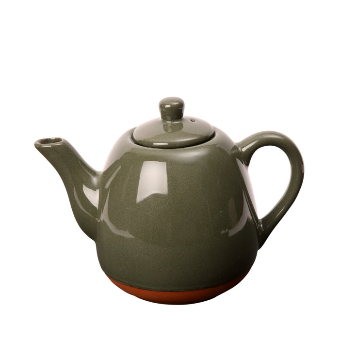 Sintra Glazed 1200ml Terracotta Teapot