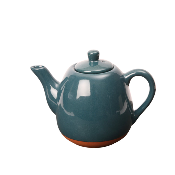 Sintra Glazed 1200ml Terracotta Teapot