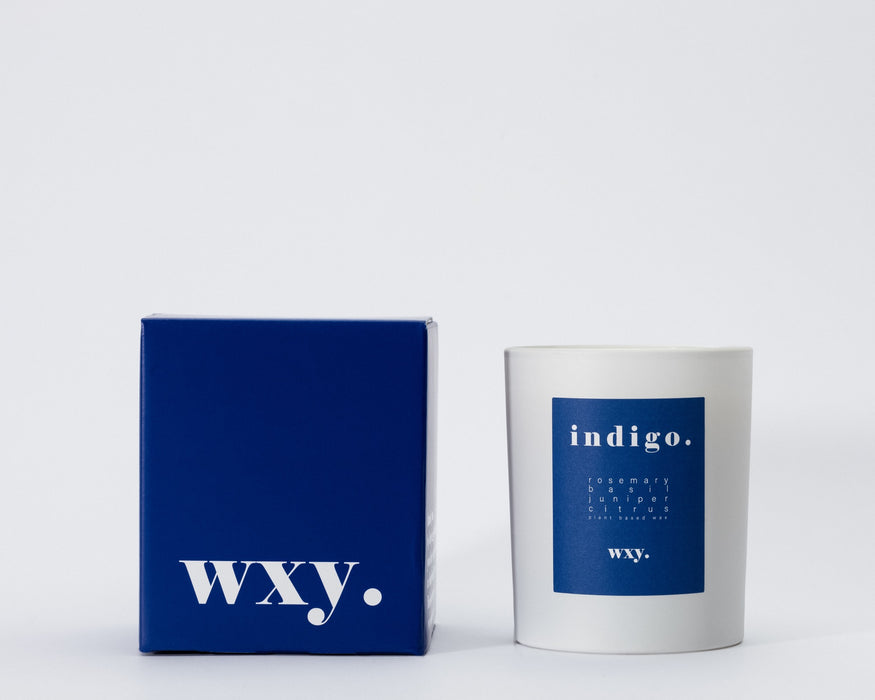 Indigo 7oz Candle - Rosemary + Juniper