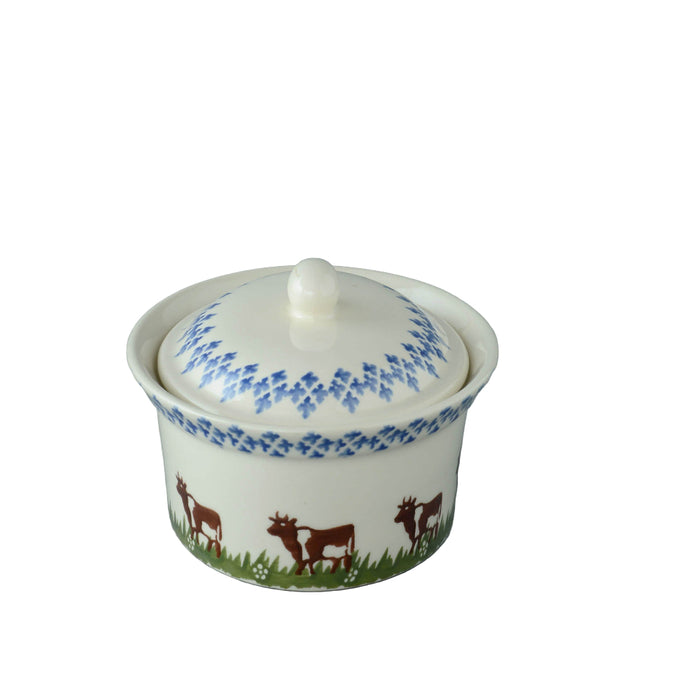 Brixton Cows Oval Butter Dish 17cm