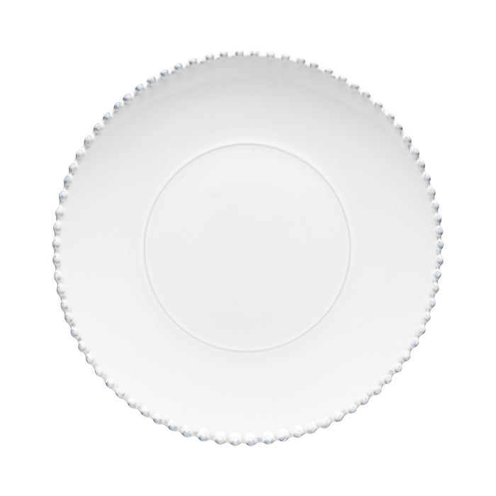 Pearl White Round Platter/ Charger 33cm