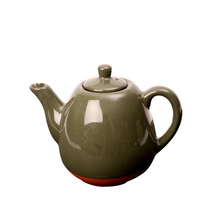 Sintra Glazed 800ml Terracotta Teapot