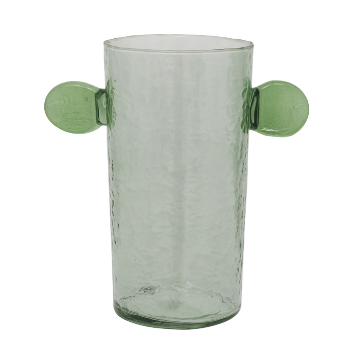 UNC Object Vase With Ears Recycled Glass Sea Foam