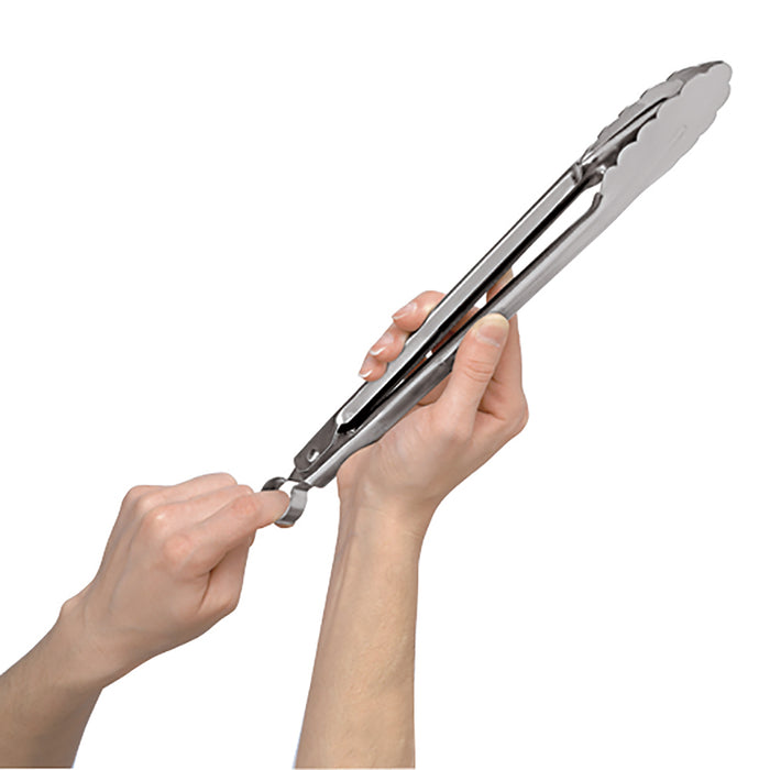 Cuisipro stainless steel locking tongs