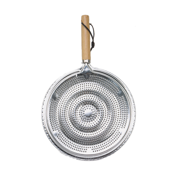 Heat diffuser with wooden handle
