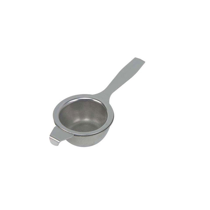 S/s tea strainer with drip bowl