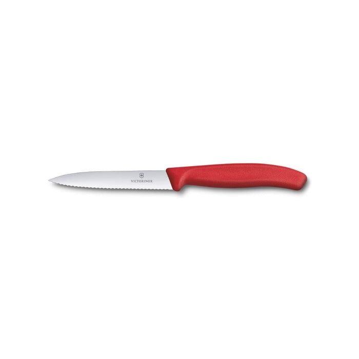 PARING KNIFE wavy edge pointed tip 10 cm