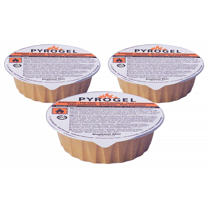Pytogel Gel Fuel 80g Tin pack of 3