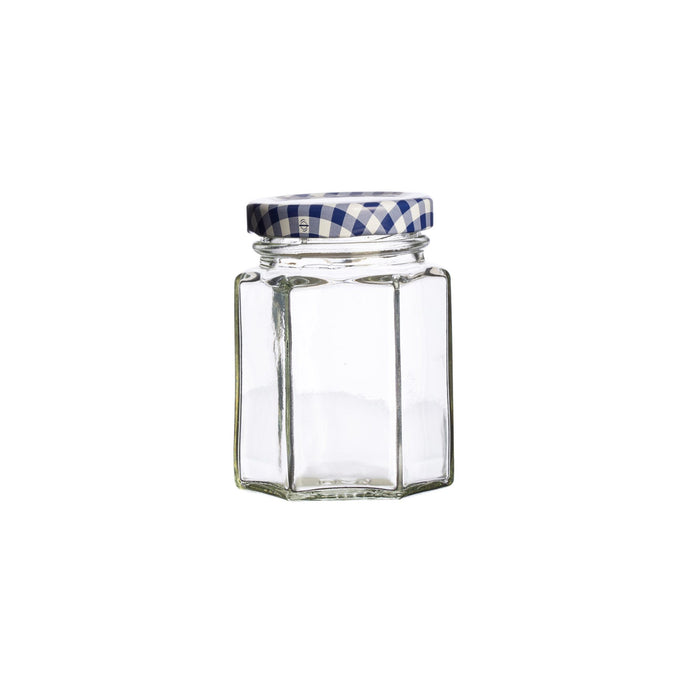 Hexagonal twist top jar