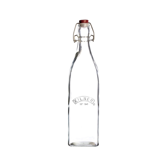 Square clip top bottle