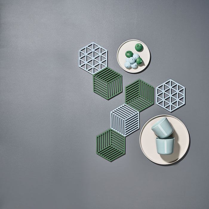 Hexagon Silicone trivet