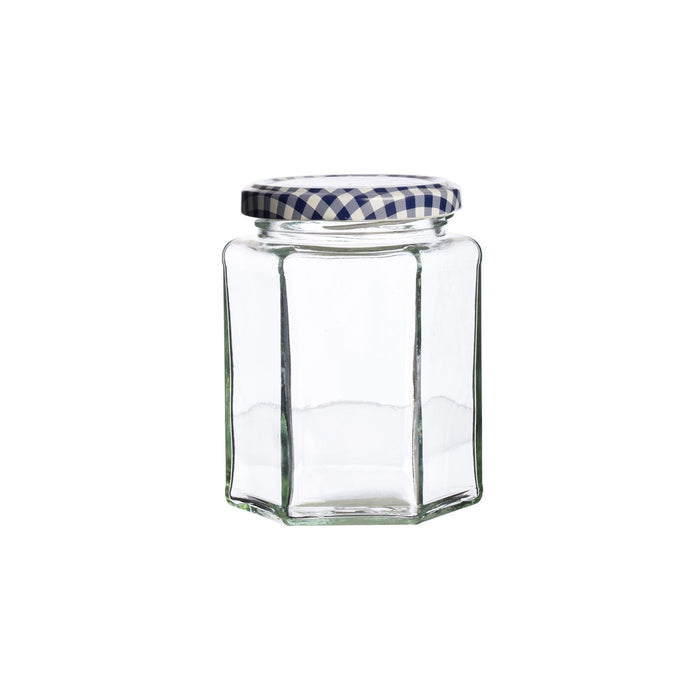 Hexagonal twist top jar