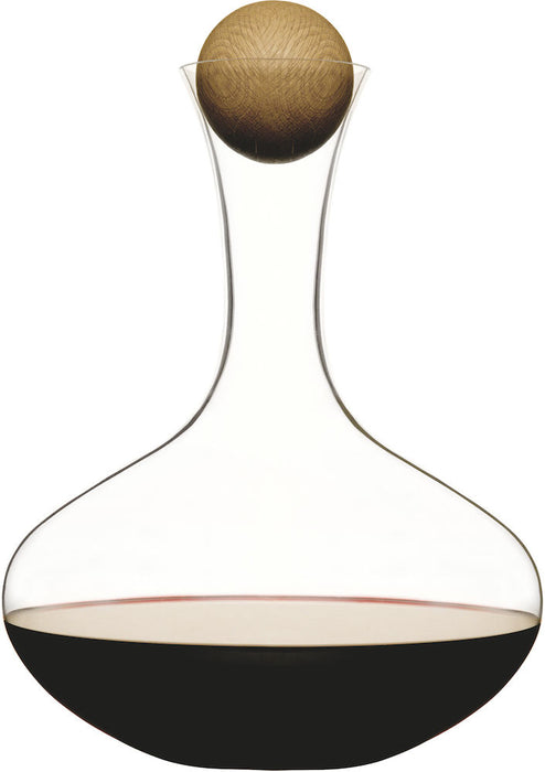 Wine carafe with oak stopper