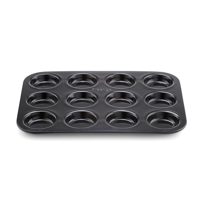 Inspire Bakeware Black 12 cup bun tin