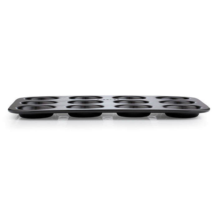 Inspire Bakeware Black 12 cup bun tin