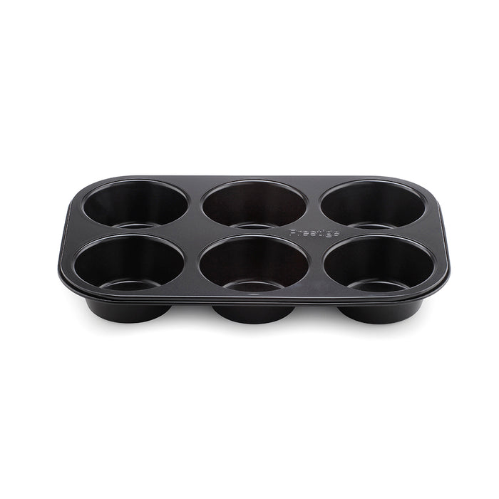 Inspire Bakeware Black 6 cup Jumbo muffin tin