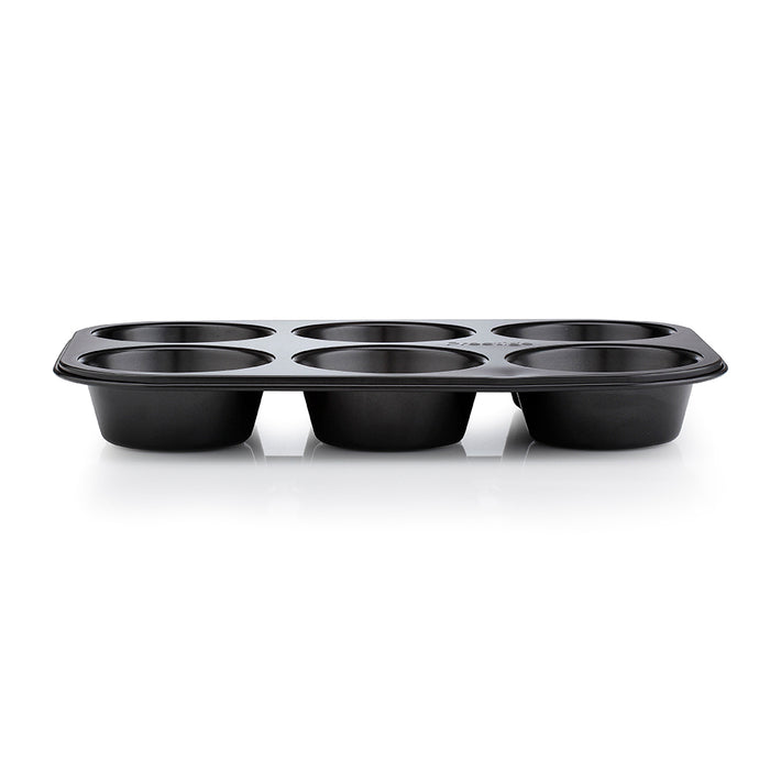 Inspire Bakeware Black 6 cup Jumbo muffin tin