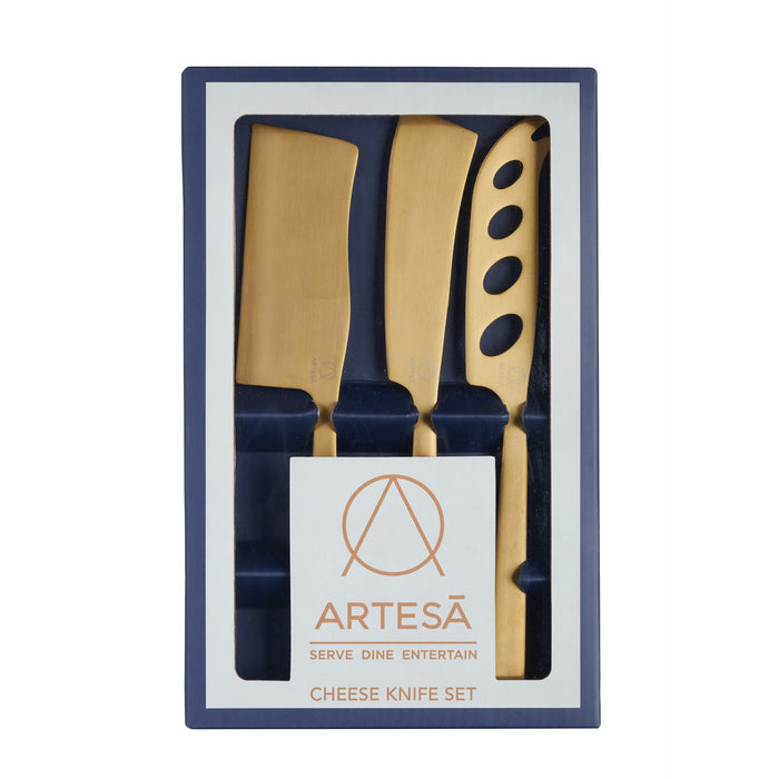 Brass Cheese Knife Set Of 3