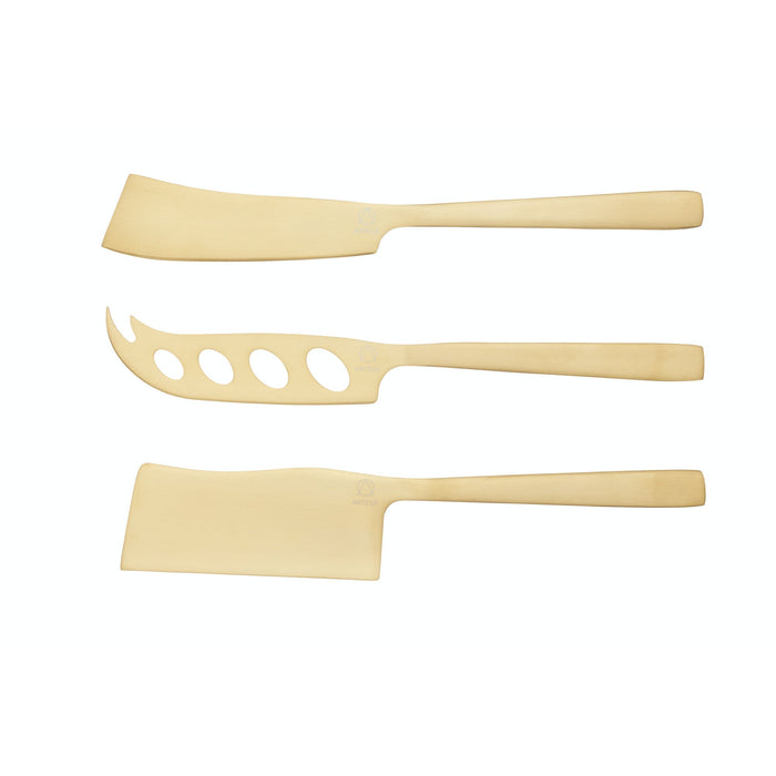 Brass Cheese Knife Set Of 3