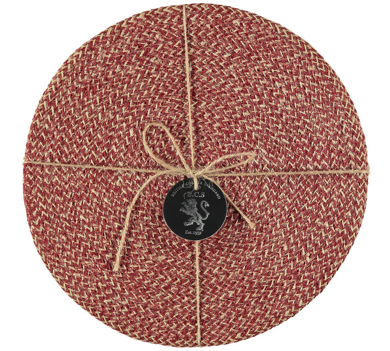 Jute Placemats 27cm - Set of 4