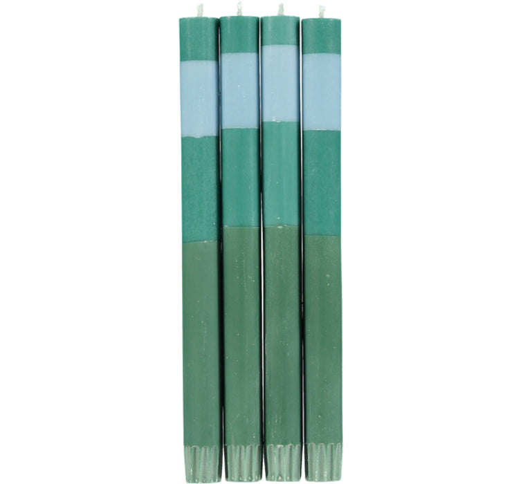 ABSTRACT Striped Candles - Set of 4