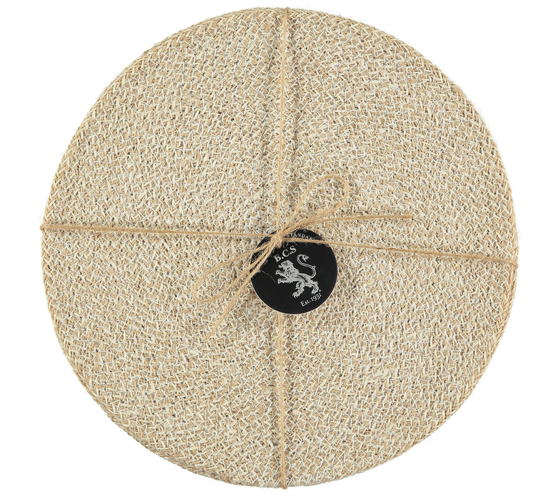 Jute Placemats 27cm - Set of 4