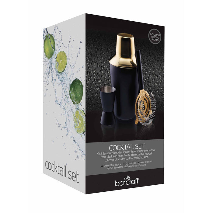 BarCraft 3 Piece Cocktail Set