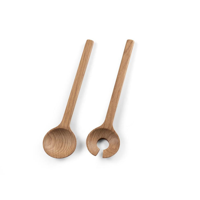 Salad server wood set 24cm