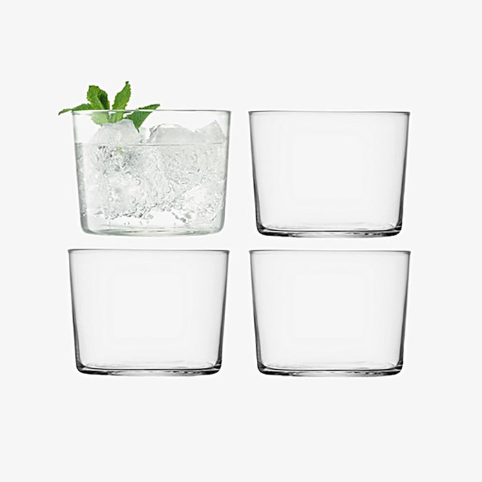 Gio Tumbler 220ml Clear x 4